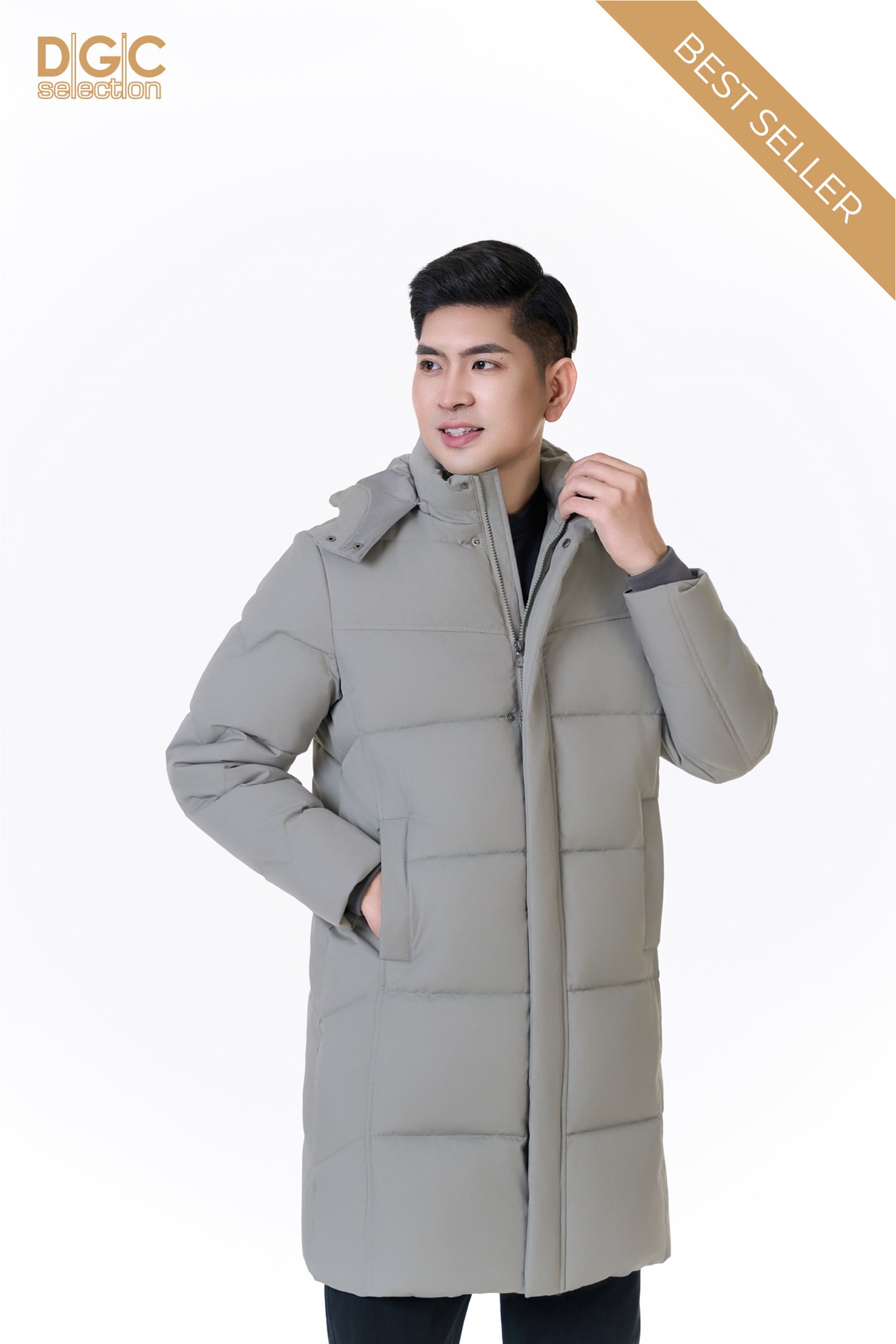 Ảnh của Áo jacket 3 lớp dáng dài